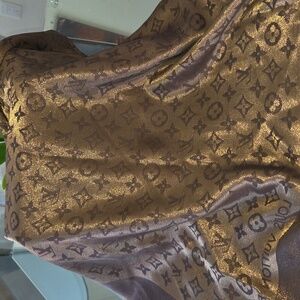 Louis Vuitton Brown and Gold Monogram Wrap